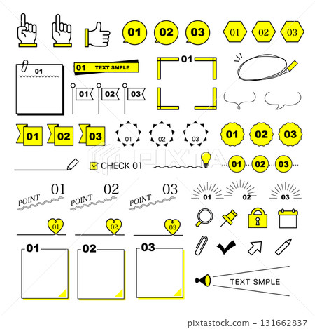 Various decorative frames set 131662837
