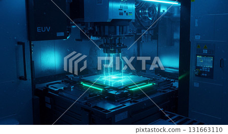 Cutting-edge semiconductor manufacturing: EUV exposure equipment 131663110