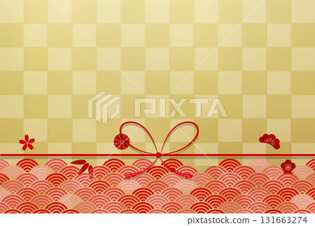 金松竹梅新年賀卡背景 金松竹梅新年賀卡背景 131663274