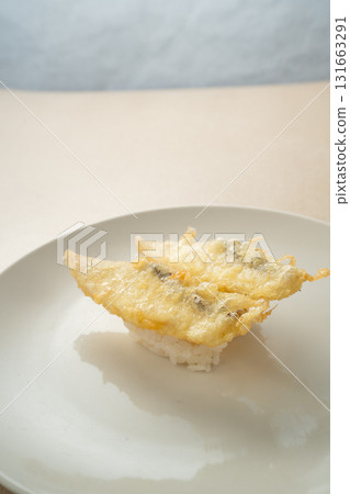 西班牙鯖魚天婦羅壽司 西班牙鯖魚天婦羅壽司 131663291