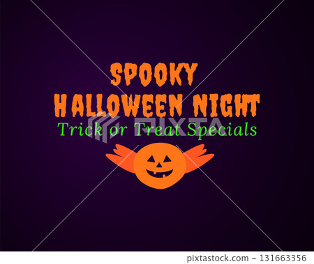 spooky halloween night trick or treat celebration spooky halloween night trick or treat celebration 131663356
