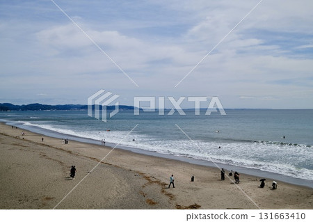 藍天和海和沙灘 131663410