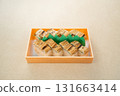 Boiled conger eel pressed sushi 131663414