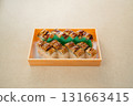 Boiled conger eel pressed sushi 131663415