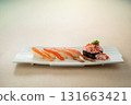 Delicious crab sushi 131663421