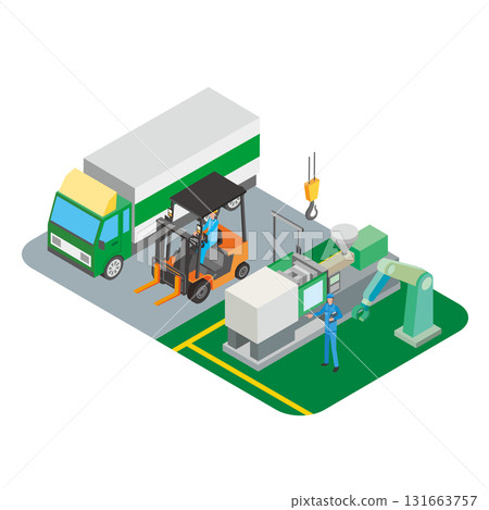 Factories and shipping yards 131663757