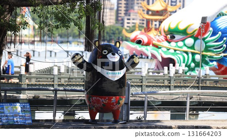 Kaohsiung Bear, it is a mascot of kaohsiung which it's ideal is from Formosan black bear Kaohsiung Bear, it is a mascot of kaohsiung which it's ideal is from Formosan black bear 131664203