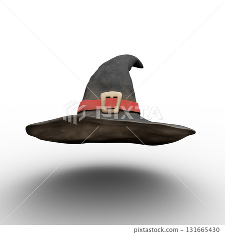 Witch or Wizard Magic Hat. 3D Illustration. File with Clipping Path. 131665430
