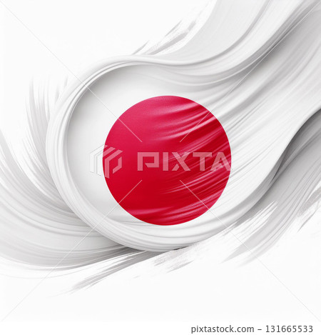 日本國旗，日本國旗，生成AI AI影像 131665533