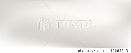 Light grey smooth gradient background. Soft pearl satin wallpaper. Taupe color silk texture for banner, flyer, presentation. Abstract blurred liquid backdrop cover. Delicate plain vector illustration 131665543