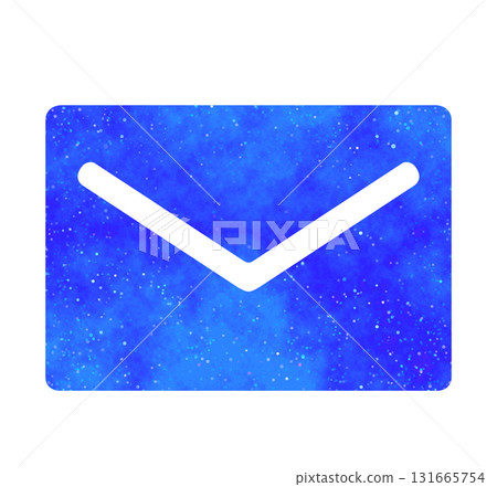 Blue starry sky | Email icon 131665754