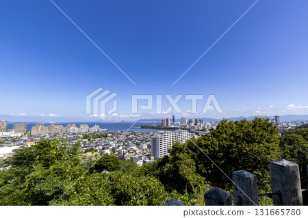 從福岡市愛宕神社眺望福岡 131665780