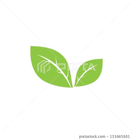 Logos of green Tree leaf ecology nature element vector 131665881