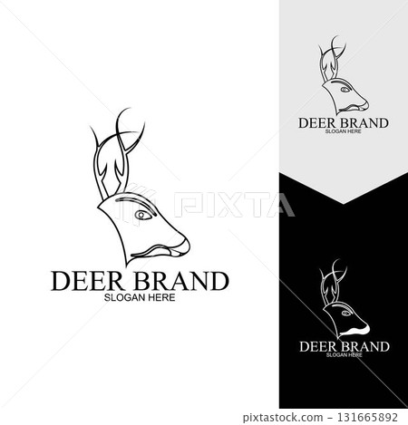 Deer vector icon illustration design 131665892