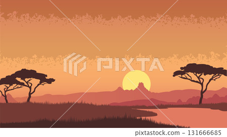 Sunset Dreams of the Savanna Sunset Dreams of the Savanna 131666685