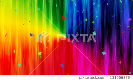 Colorful confetti frame 131666876