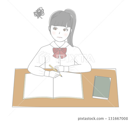 Girls studying 131667008