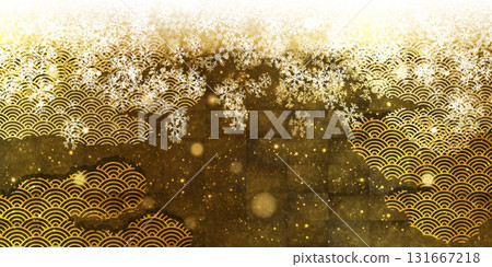 Snow Christmas winter light background 131667218