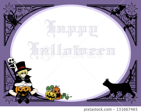 Halloween illustration template 131667465