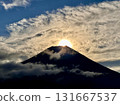 Mount Fuji and the sun 131667537