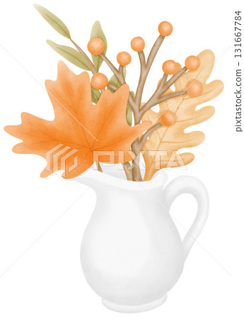 Thanksgiving set watercolor design with roasted turkey pumpkin and autumn leaves Thanksgiving set watercolor design with roasted turkey pumpkin and autumn leaves 131667784