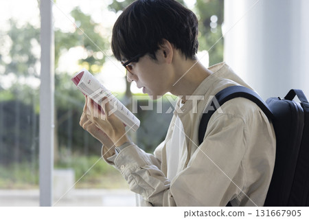 Student reading Student reading 131667905