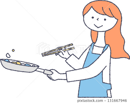 Woman cooking 131667946