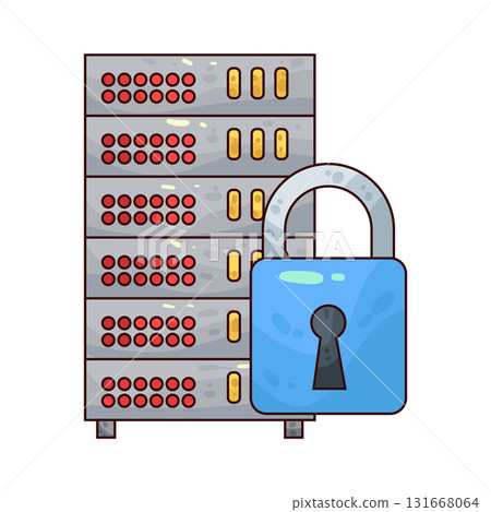 illustration of Secure Database 131668064