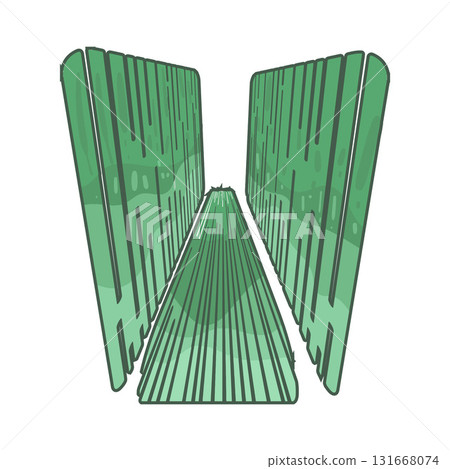 illustration of Matrix Code 131668074