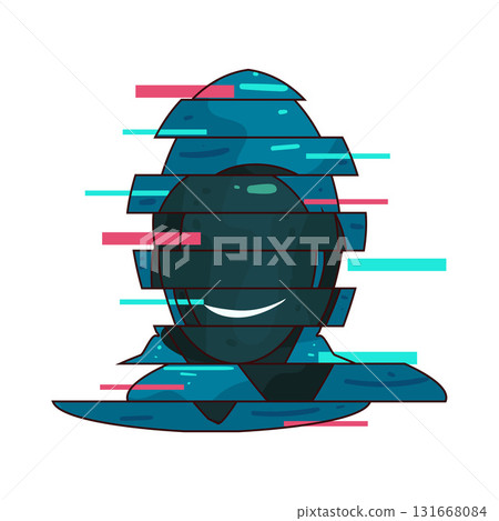 illustration of hacker 131668084
