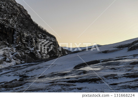 Norwegian winter landscape Norwegian winter landscape 131668224