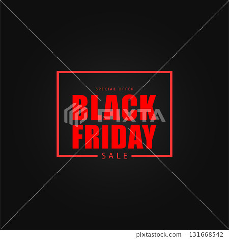 Visualizing the Sale Text Design for Black Friday 131668542