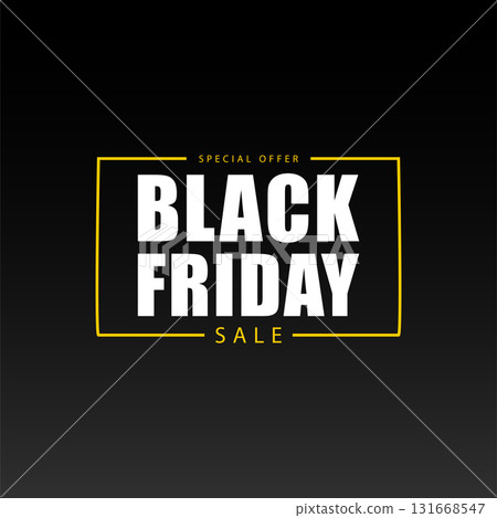 Designing the Future Bold Text Illustration for Black Friday 131668547