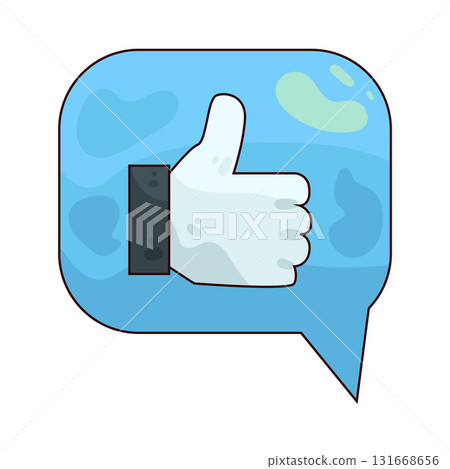 illustration of Thumbs Up illustration of Thumbs Up 131668656