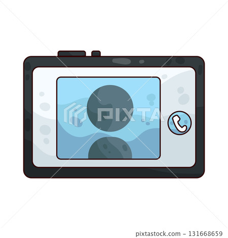 illustration of Video call 131668659