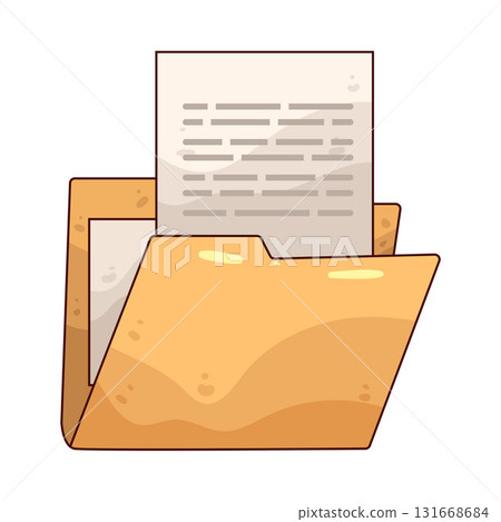 illustration of Folder illustration of Folder 131668684