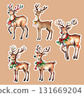 Christmas Sticker Set C 131669204