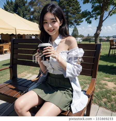 在風中搖曳...微笑...咖啡時間到了！ ！ 131669233