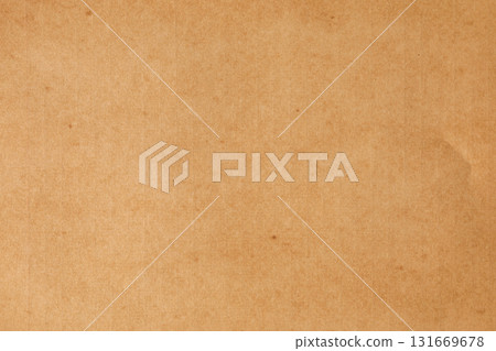 Aged brown canvas paper texture with visible stains 131669678