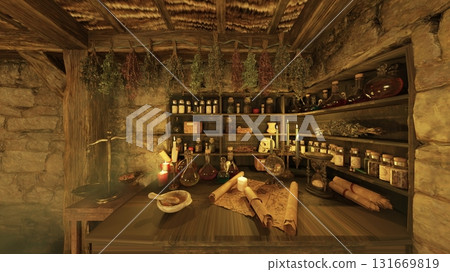 Stone wall room Stone wall room 131669819