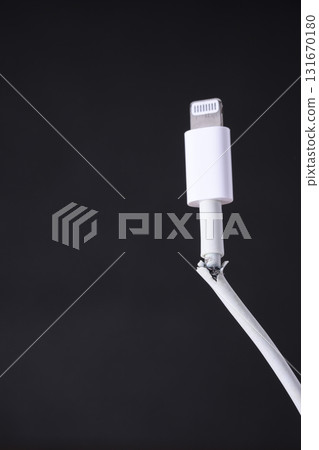Broken cable Broken cable 131670180