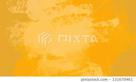 Orange watercolor background with copy space. vector 131670461