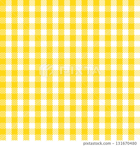 Gingham check/yellow 131670480