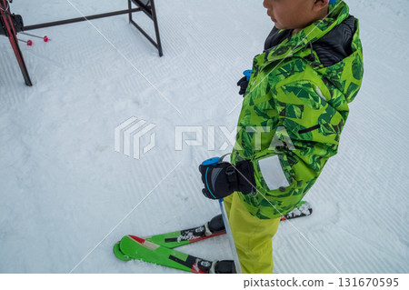 滑雪 兒童 孩子 131670595
