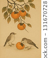 Persimmon and Little Bird 131670728