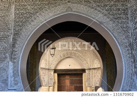 Traditional Moroccan architecture in Fez, Morocco Traditional Moroccan architecture in Fez, Morocco 131670902