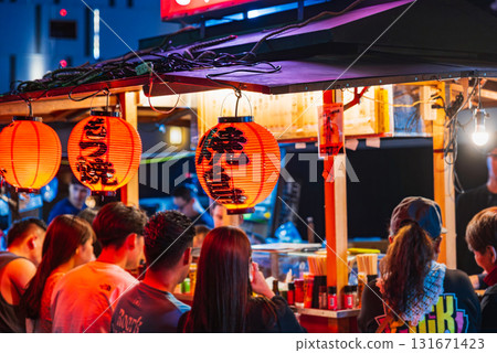夜晚的博多，中洲小吃攤 *一些柔焦 131671423