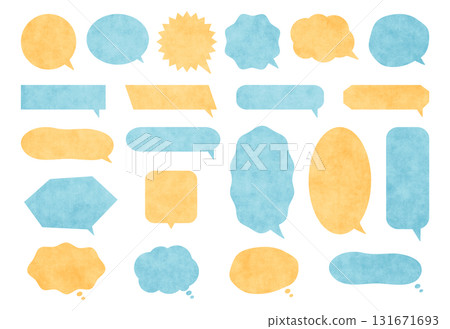 蓬鬆的水彩語音泡棉集 蓬鬆的水彩語音泡棉集 131671693