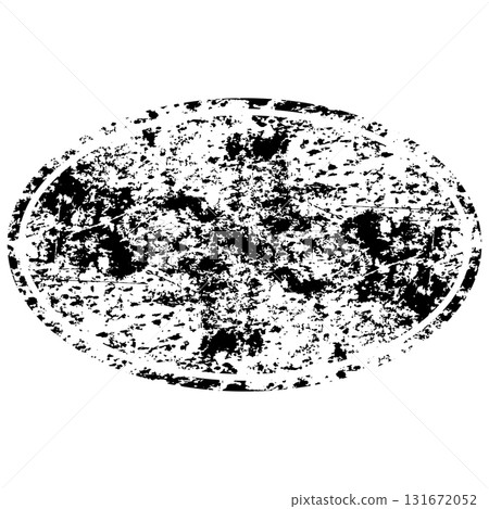 Distressed circular stamp texture with grunge, worn, vintage design Distressed circular stamp texture with grunge, worn, vintage design 131672052