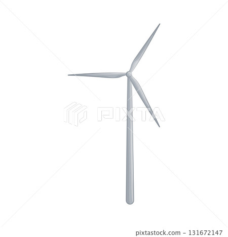 Illustration of wind turbine  131672147